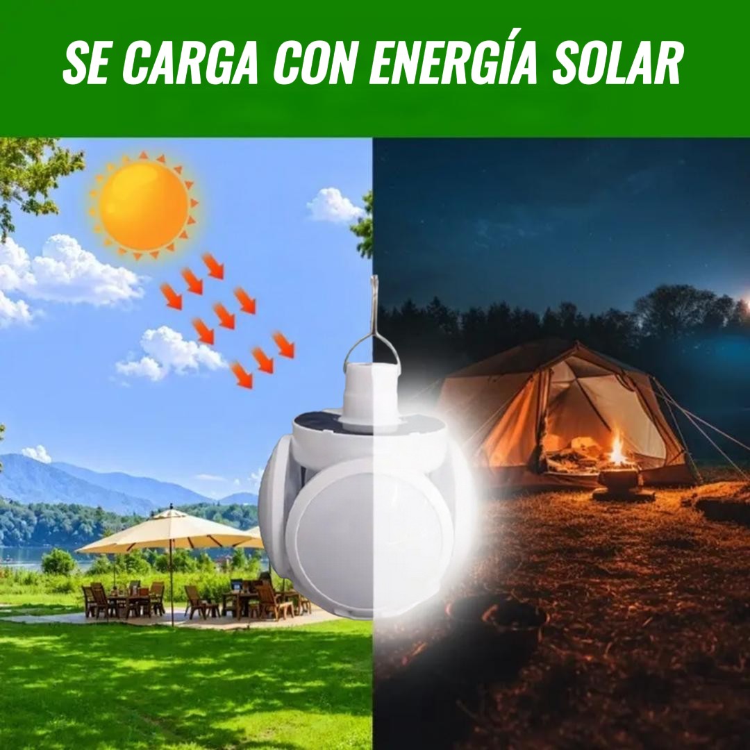 Lámpara Led Solar Expansible
